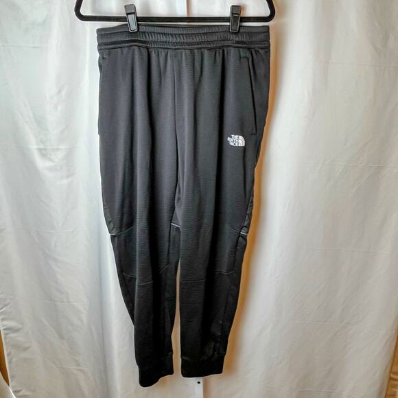 NorthFace Sweatpants Mens LARGE Black Gym Training Activewear Joggers Gorpcore - Picture 1 of 10